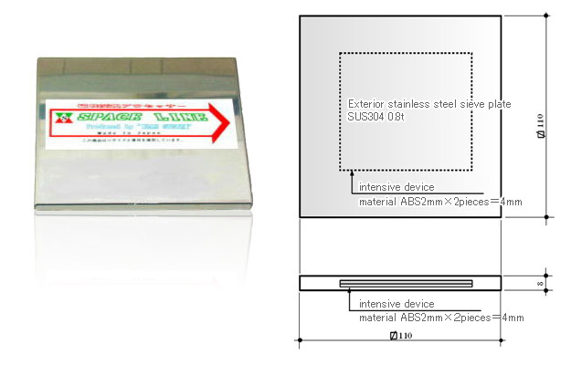 The water quality improvement device  Mad Pack, River Pack, Lake & Soil Pack