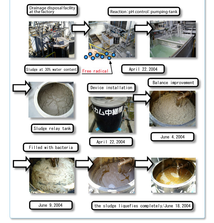 Balance improvement of the sludge